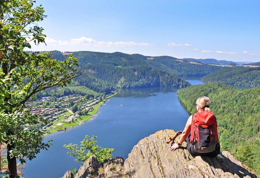 Hotel Am Schlossberg Ziegenrück Zewnętrze zdjęcie